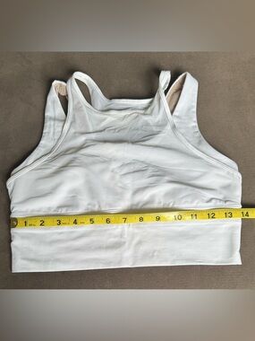 lululemon athletica double tap high impact White Sports Bra
